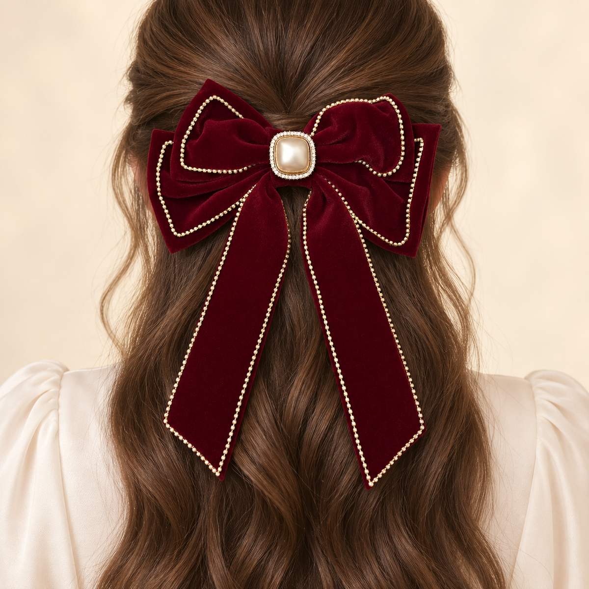 The Scarlett Velvet Bow