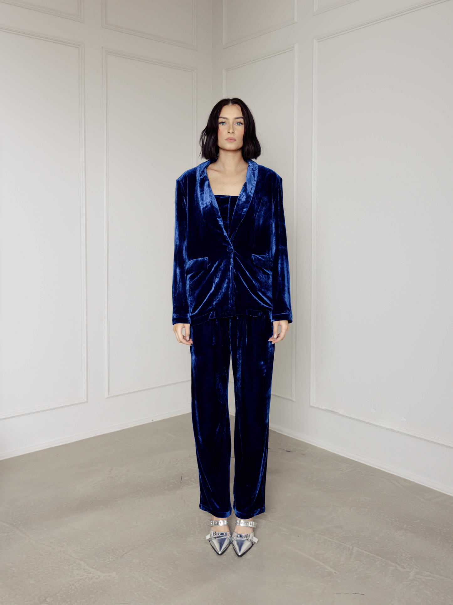 Midnight Velvet Blazer