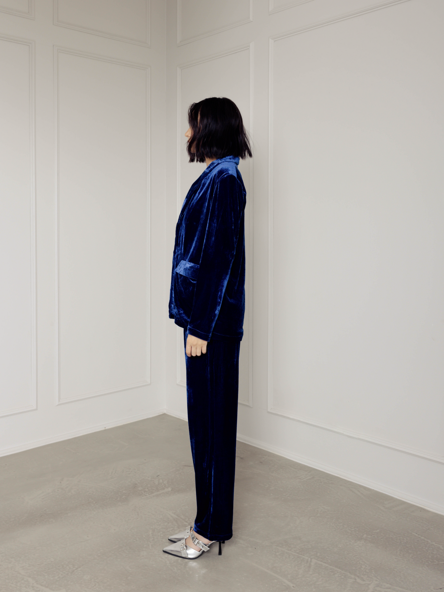 Midnight Velvet Blazer