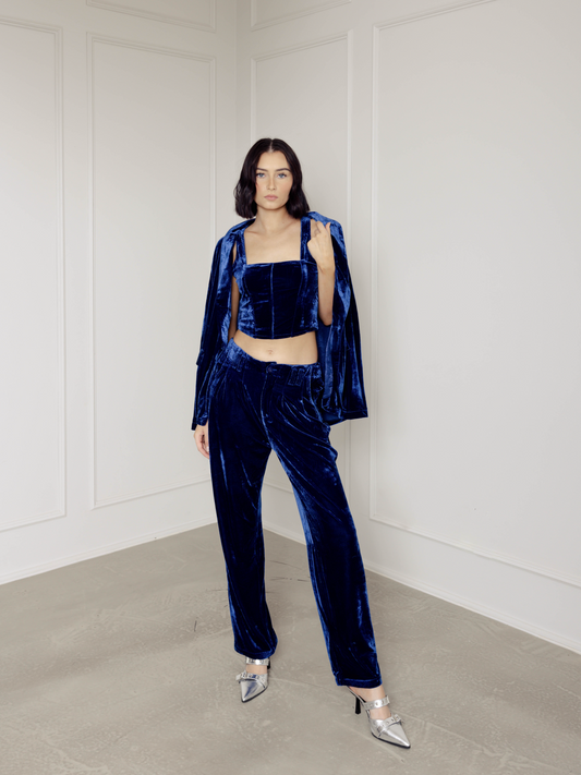 Midnight Velvet Blazer