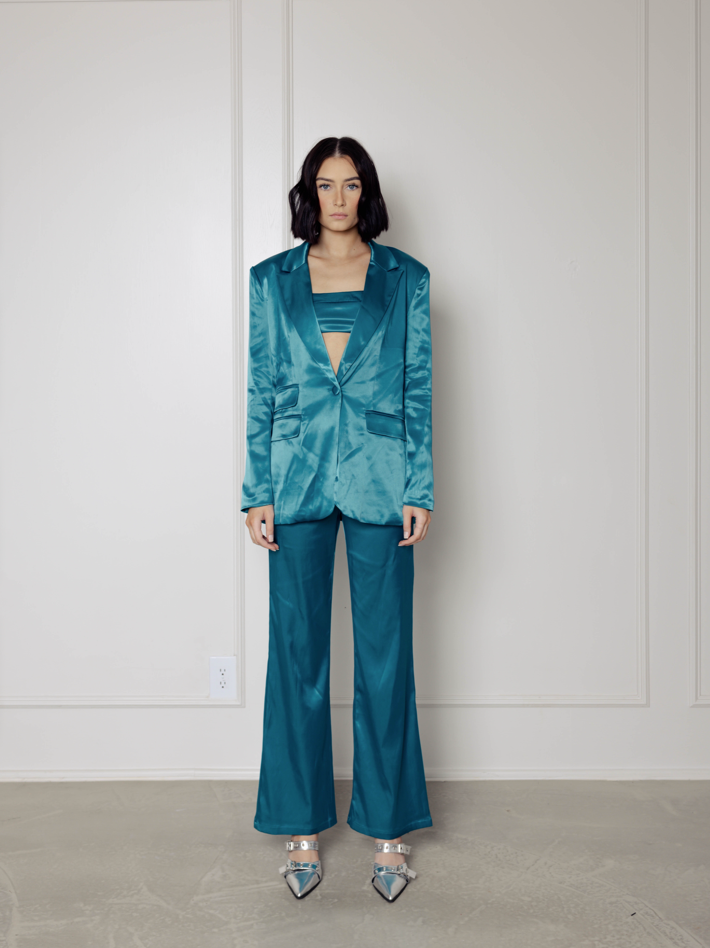 Ellery Satin blazer